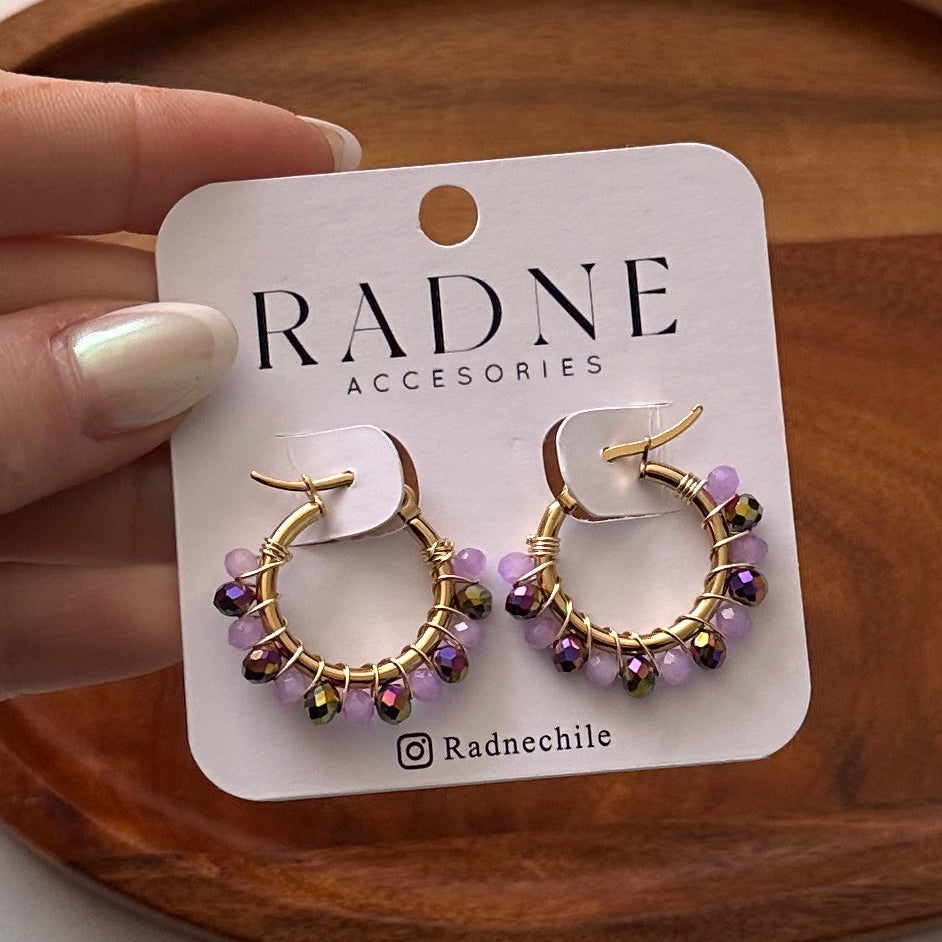 Aros Rapunzel Doradas
