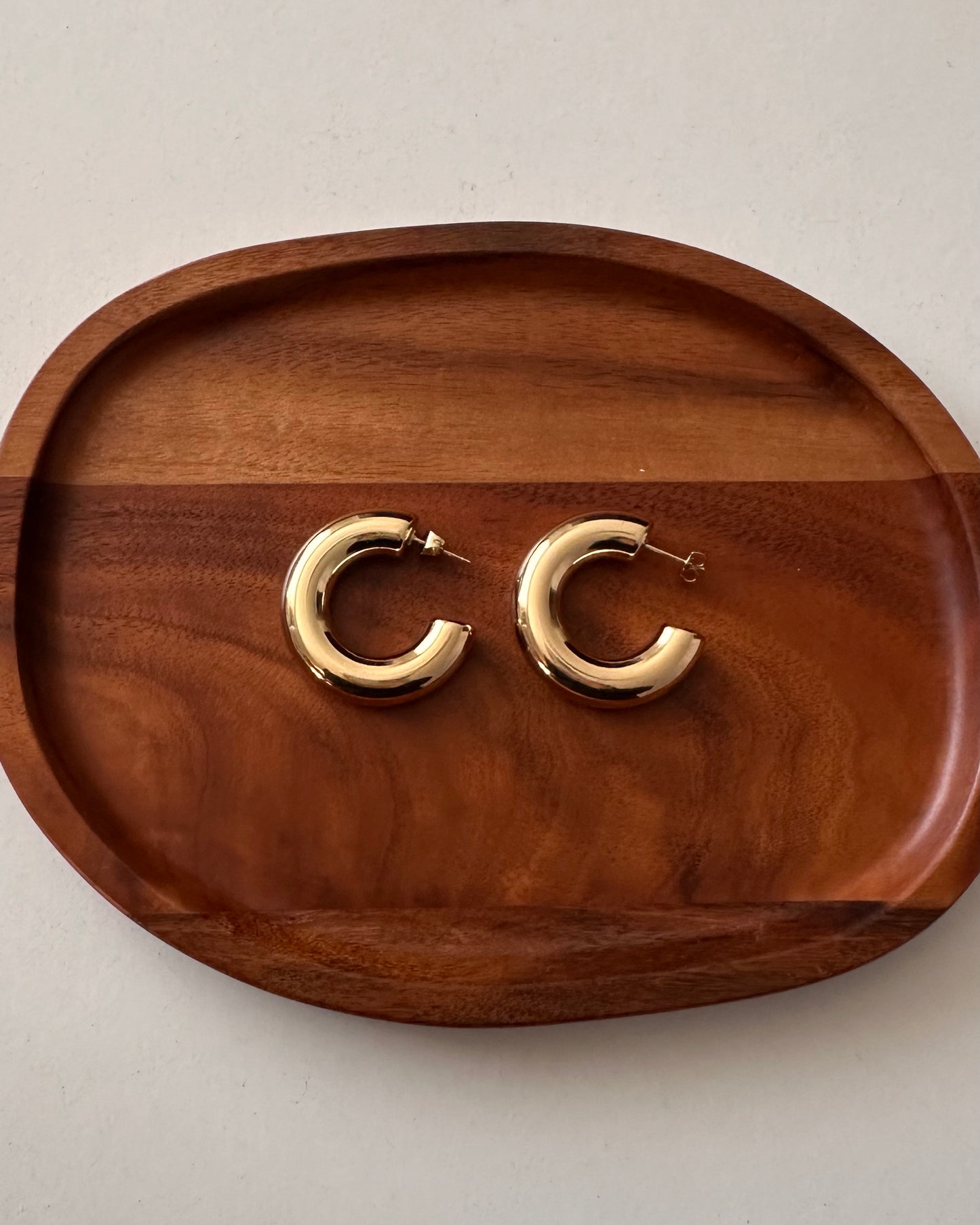 Argollas grosor oro