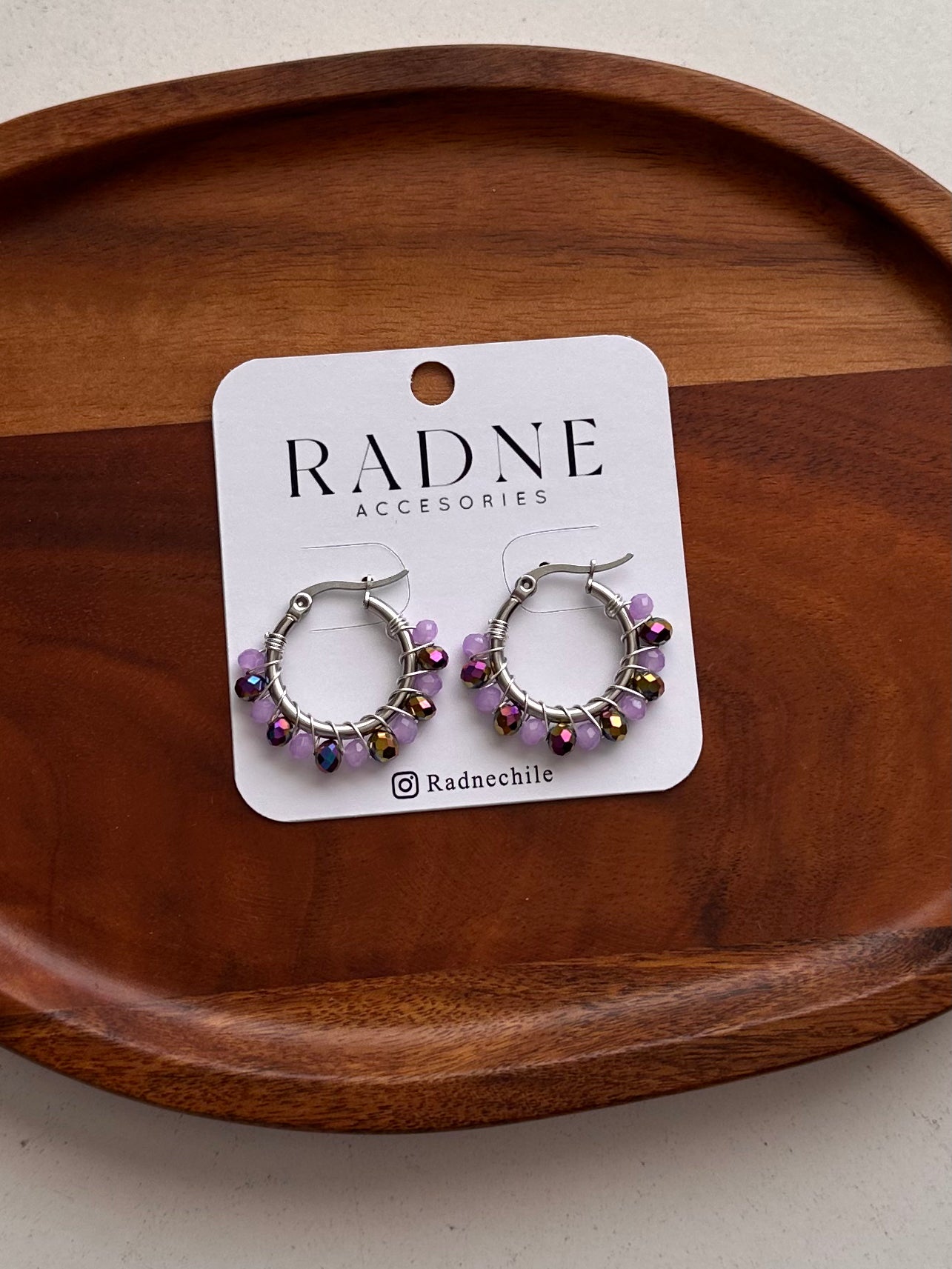 Aros Rapunzel plateadas