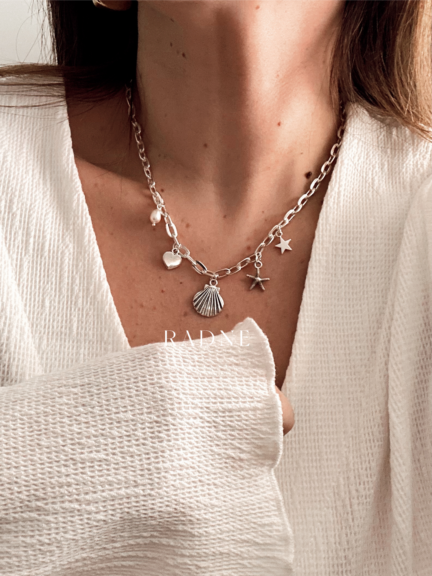 Collar Summer plateado
