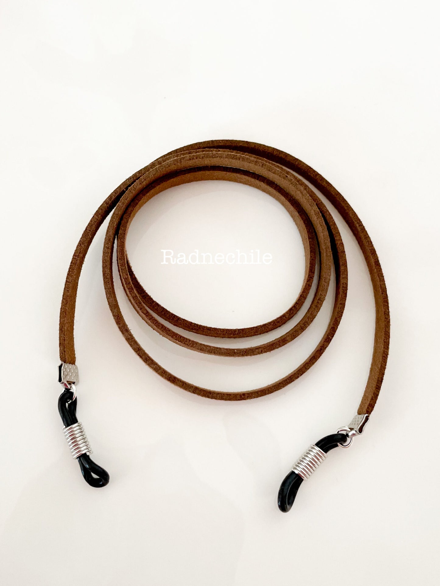 Strap gamuza café oscuro