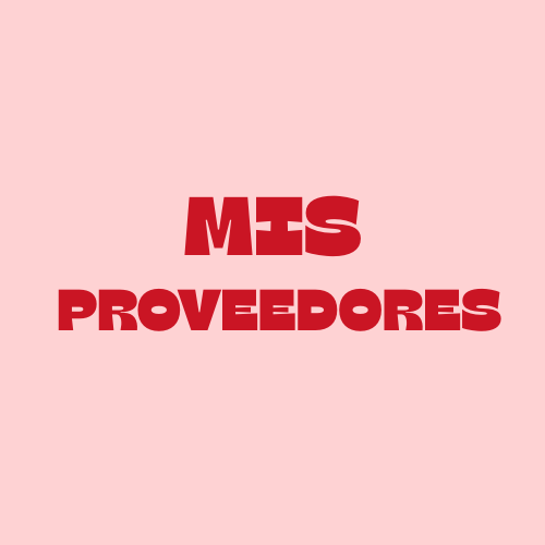 Mis proveedores
