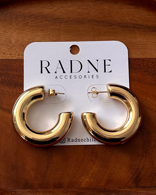 Argollas grosor oro