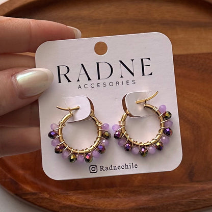 Aros Rapunzel Doradas