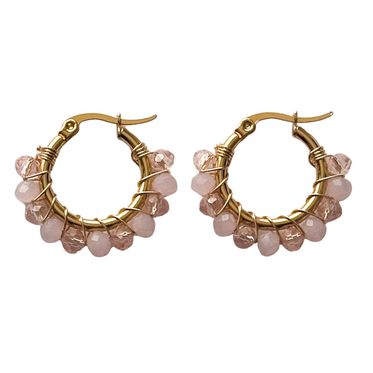 Aros Magnolia Dorados