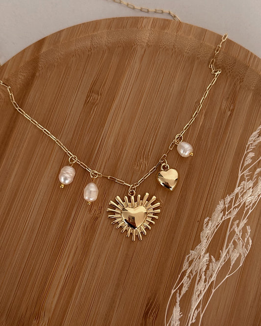 Collar Alfonsa corazón