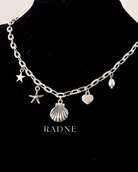 Collar Summer plateado