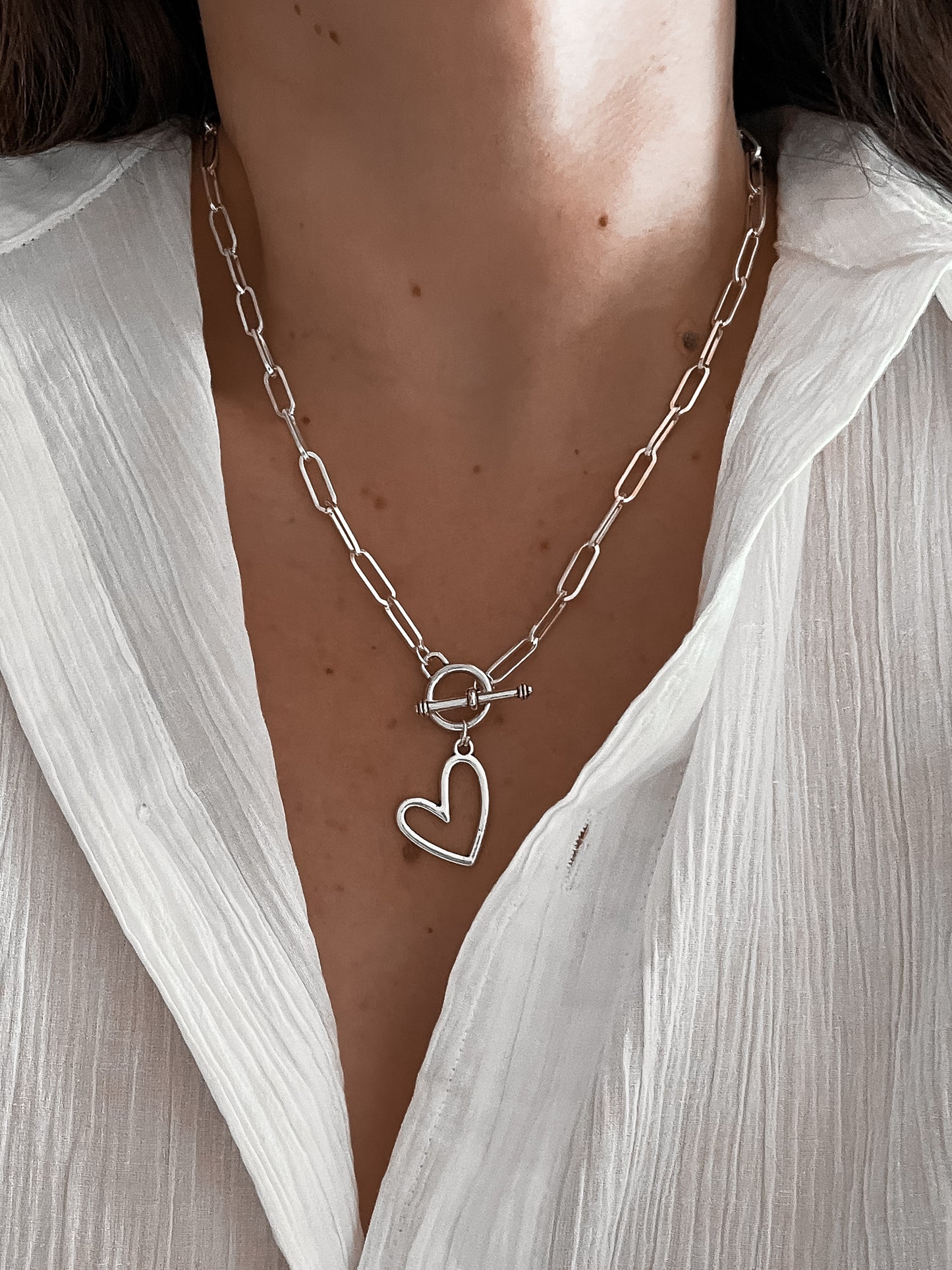 Collar timon corazón