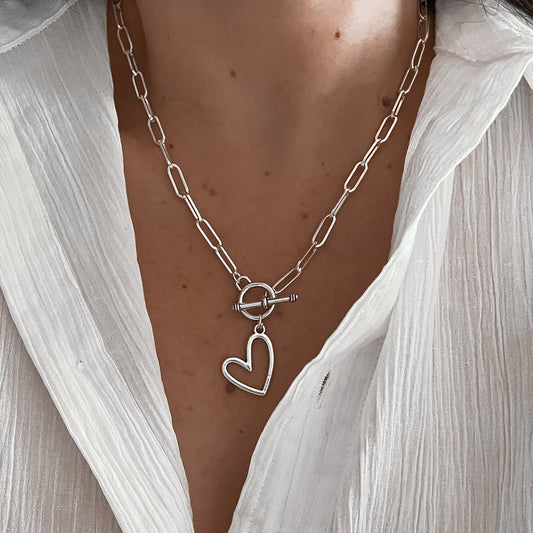 Collar timon corazón
