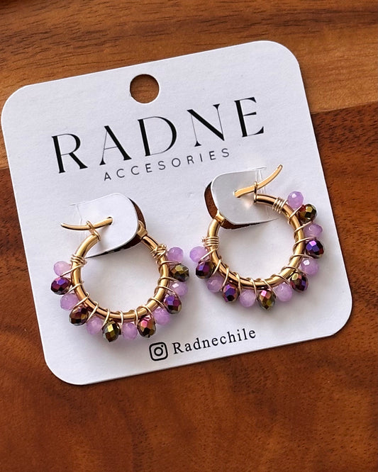 Aros Rapunzel doradas