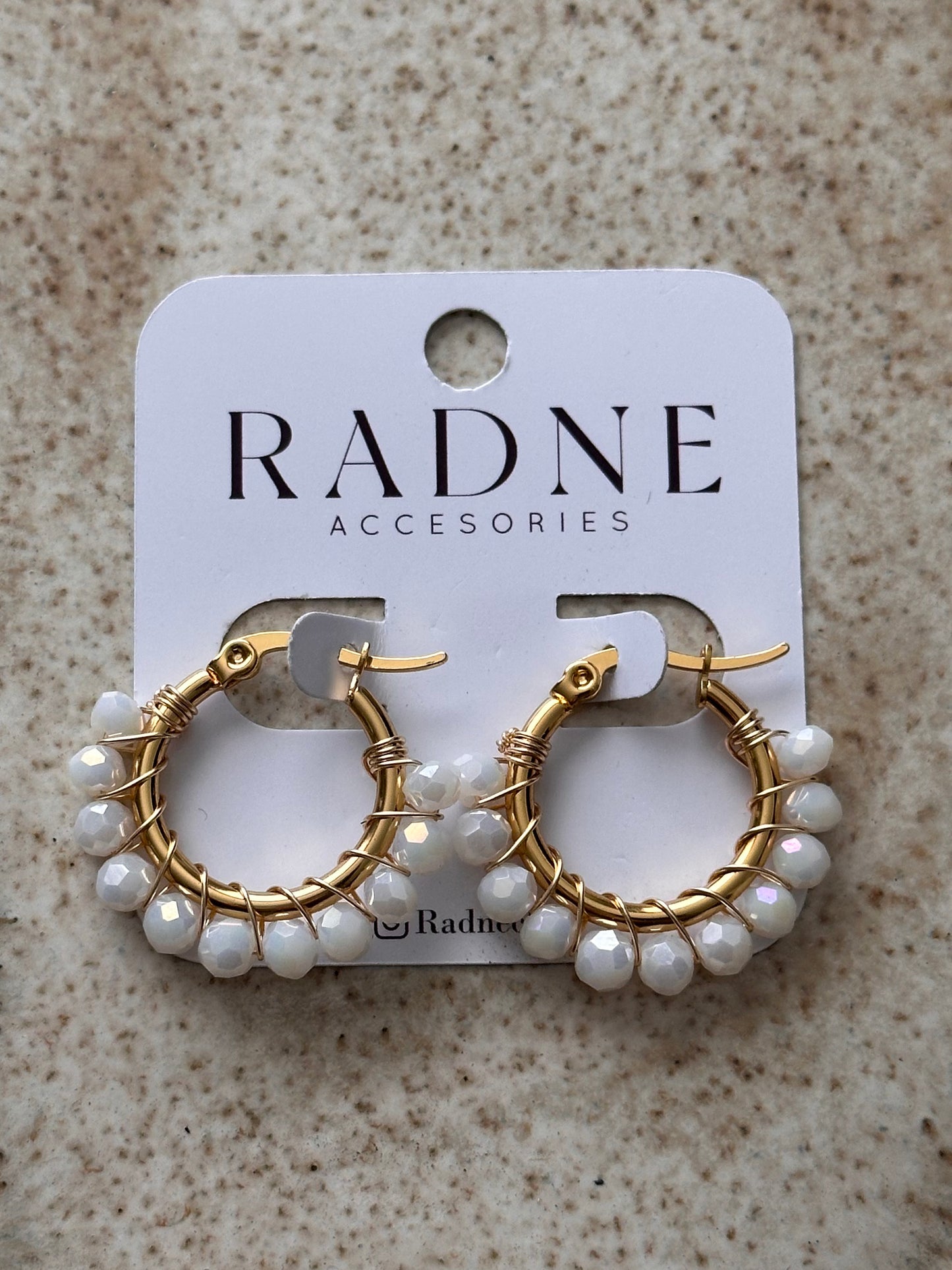 Aros Blanca Nieves dorados