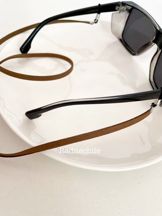 Strap gamuza café oscuro