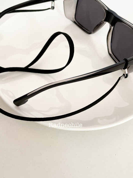 Strap gamuza negro