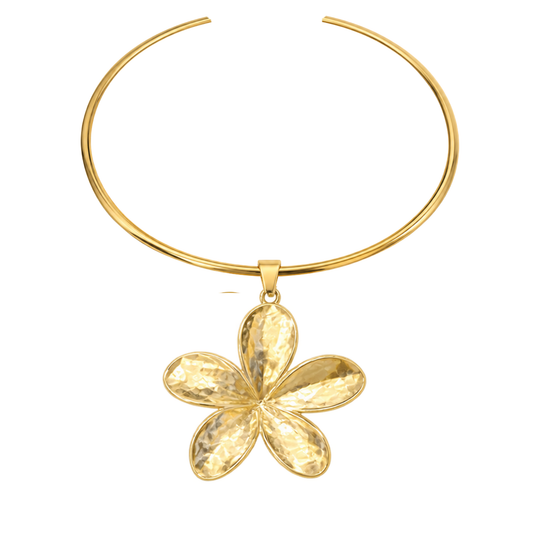 Collar Flor dorado