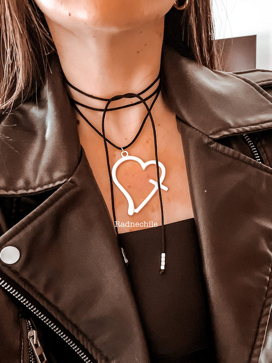 Collar Angelica plateado