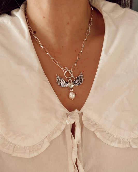 Collar Cupido perla