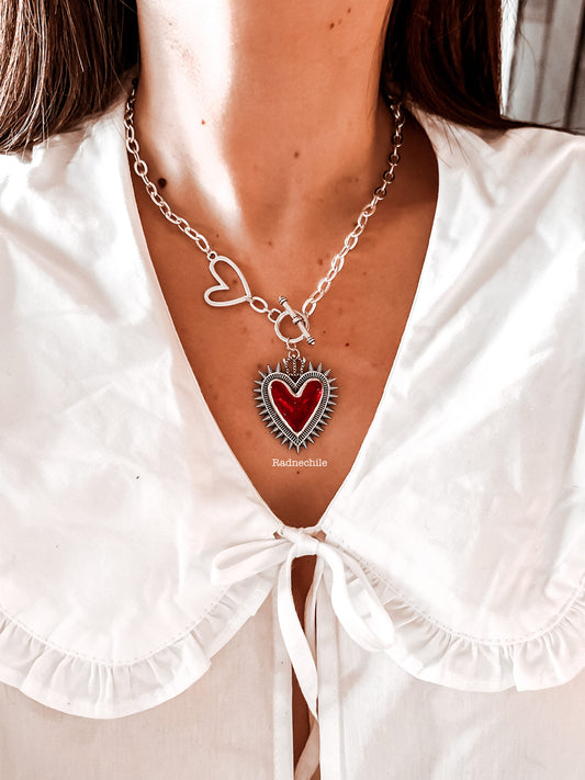 Collar love red