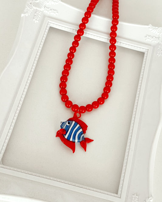 Collar pez red