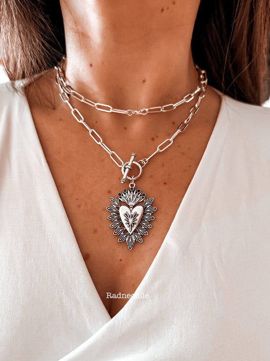 Collar sagrado corazón 80 cm