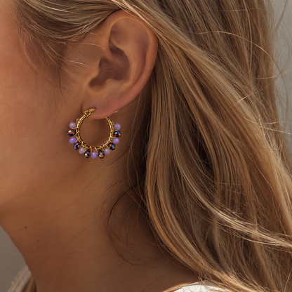 Aros Rapunzel Doradas