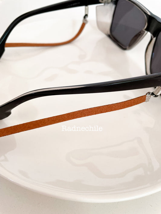 Strap gamuza café